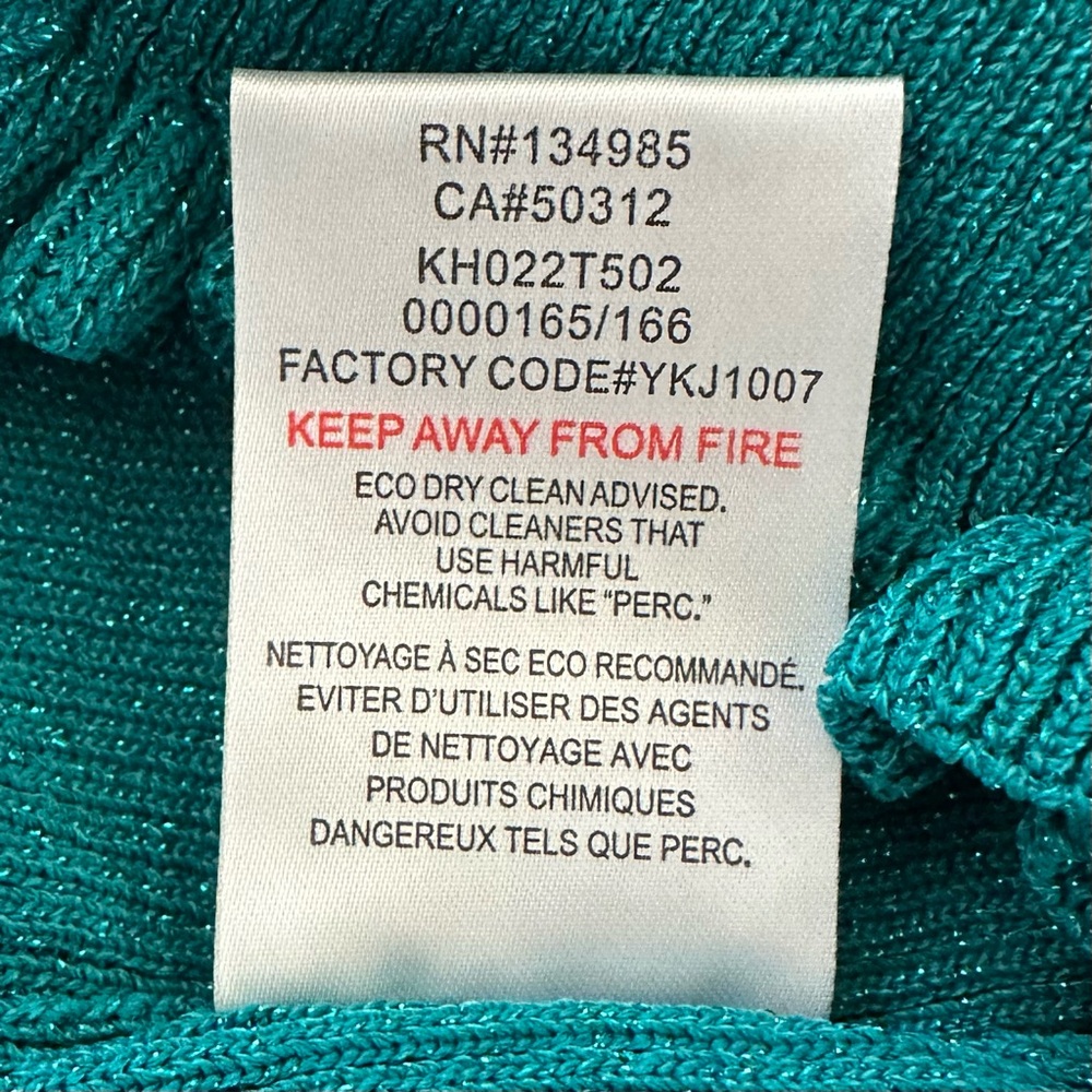 NWT FOR LOVE & LEMONS Lorelei Sweater – Size Medium Teal Turquoise - Picture 6 of 8